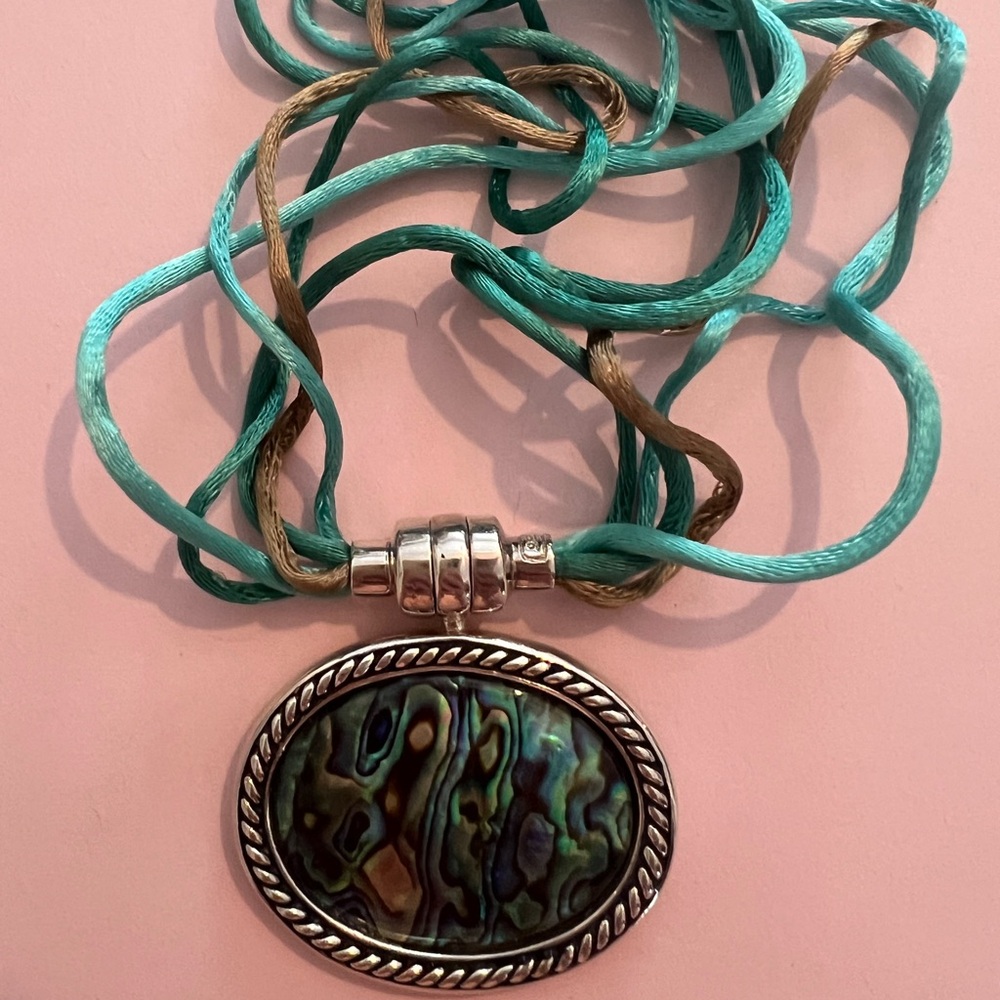 925 Esposito Interchangeable Abalone Necklace